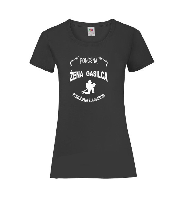 Ponosna žena gasilca