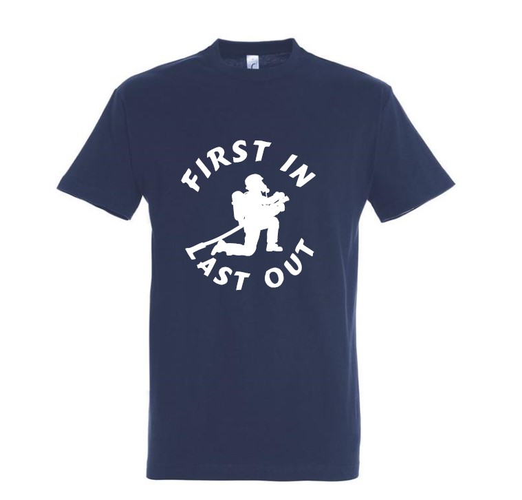 Gasilska majica FIRST IN LAST OUT - slika 3